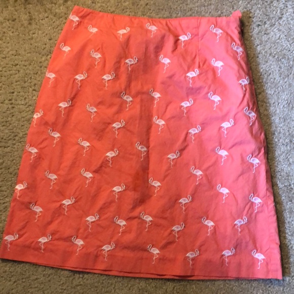 Talbots flamingo skirt size 2P - Picture 5 of 8